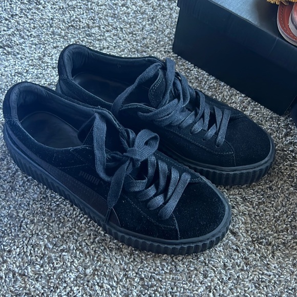 2016 FENTY X WMNS SUEDE CREEPERS BLACK - Picture 2 of 7